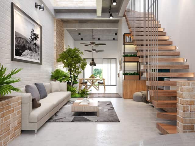 Những ý tưởng thiết kế nội thất phòng khách nhà ống