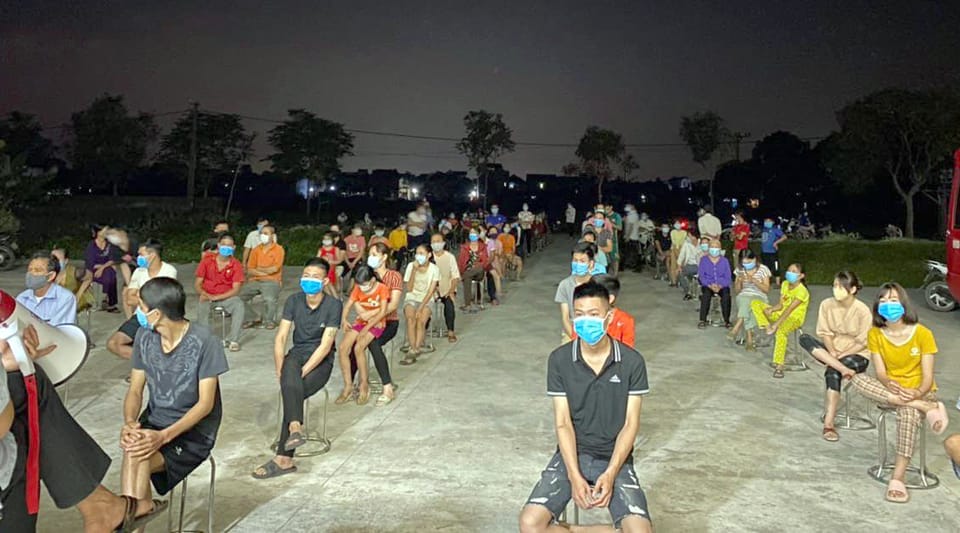 15.000 người Bắc Ninh lấy mẫu xét nghiệm Covid-19 trong đêm